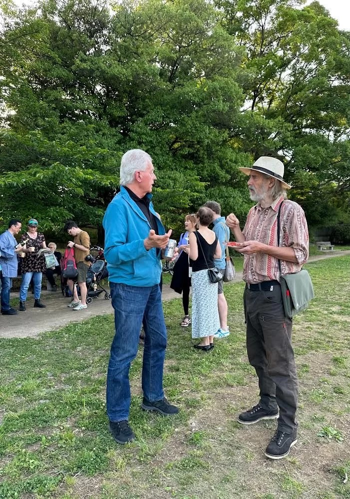 Stephen and Ken (photo by Jann Williams)